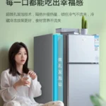 Small-refrigerator-beverage-cooler-Refridgerator-Deep-freezer-Grade-1-energy-efficiency-Skincare-fridge-small-fridge-for-4